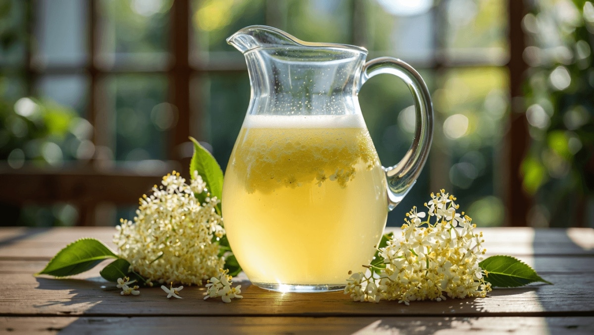 Champagne de sureau : la recette pétillante de l’été