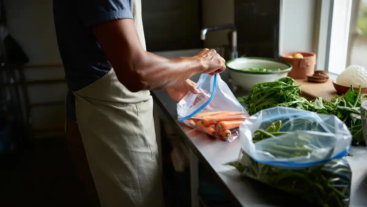 Peut-on congeler les récoltes de juin ? — Oui, mais la méthode dépend du produit. Beaucoup de fruits et de légumes se congèlent bien après un traitement adapté : lavage, équeutage, éventuellement blanchiment pour les légumes, puis refroidissement avant mise en