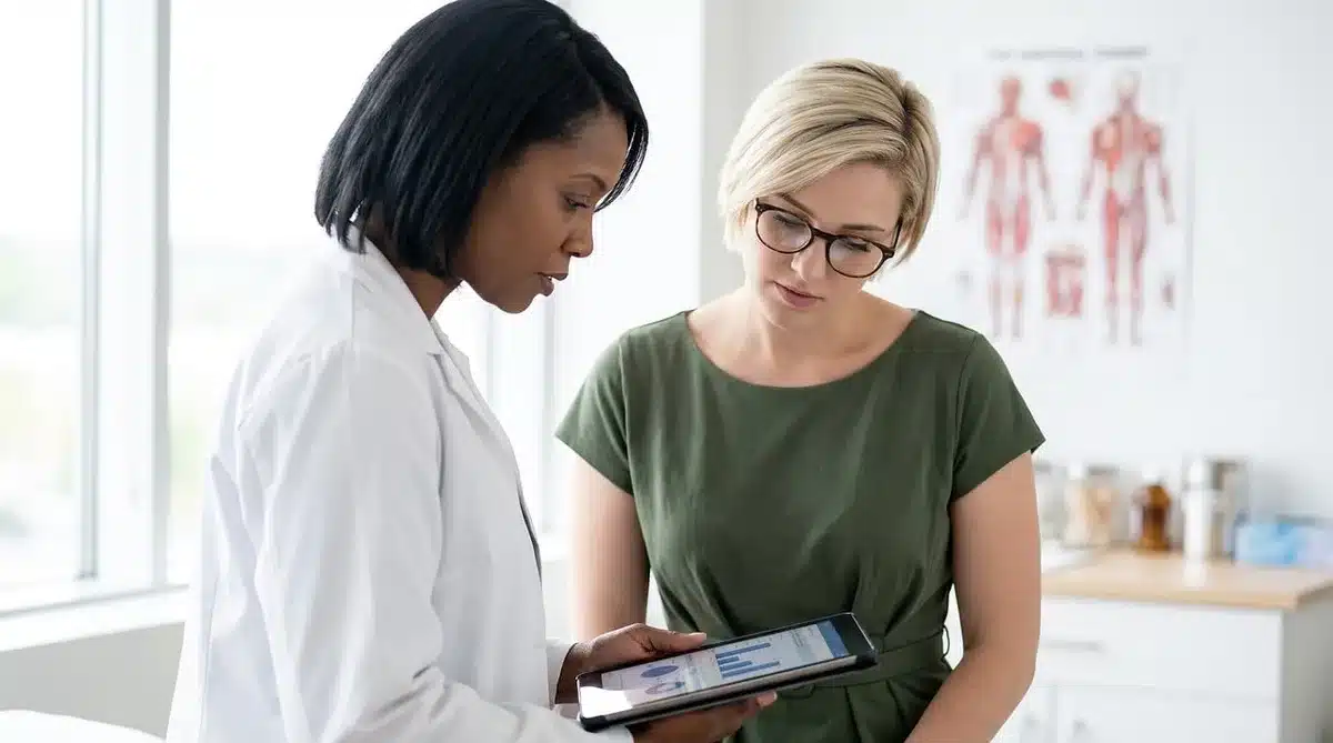 Consultation médicale pour discuter de la prise de compléments alimentaires