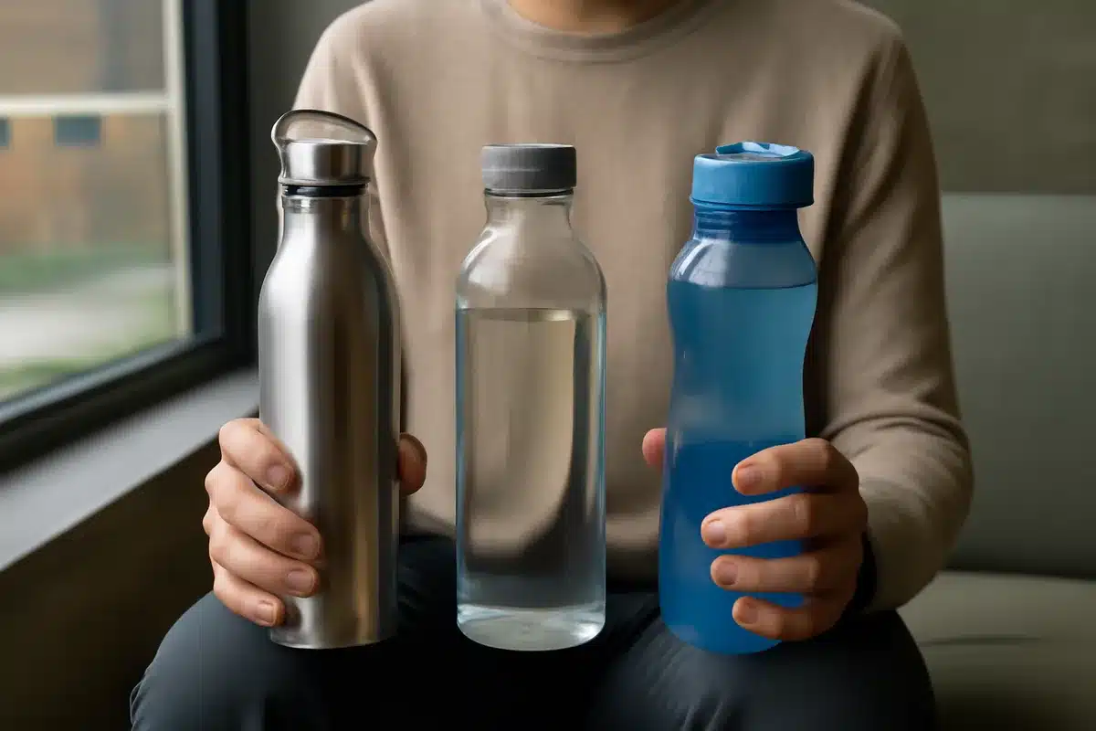 Quelle gourde choisir : inox, verre ou plastique pour éviter les bactéries ?